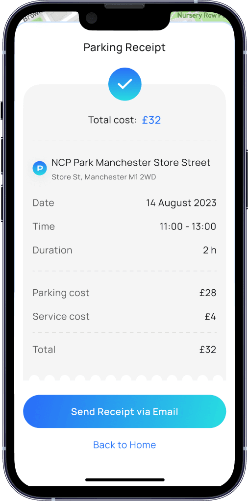 ParkPal App Home Screen Experience Screenshot 5